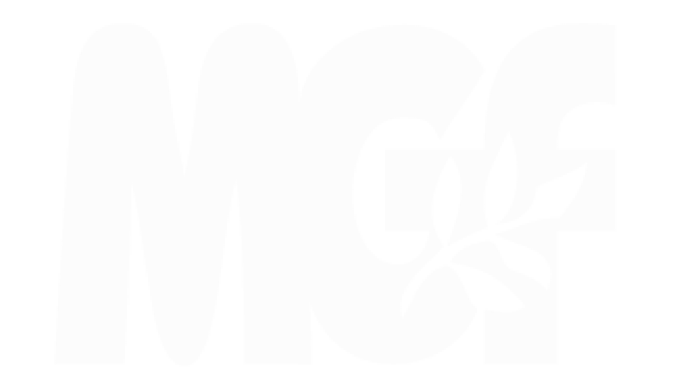 Master Gardener Foundation of King County logo - white on transparent background